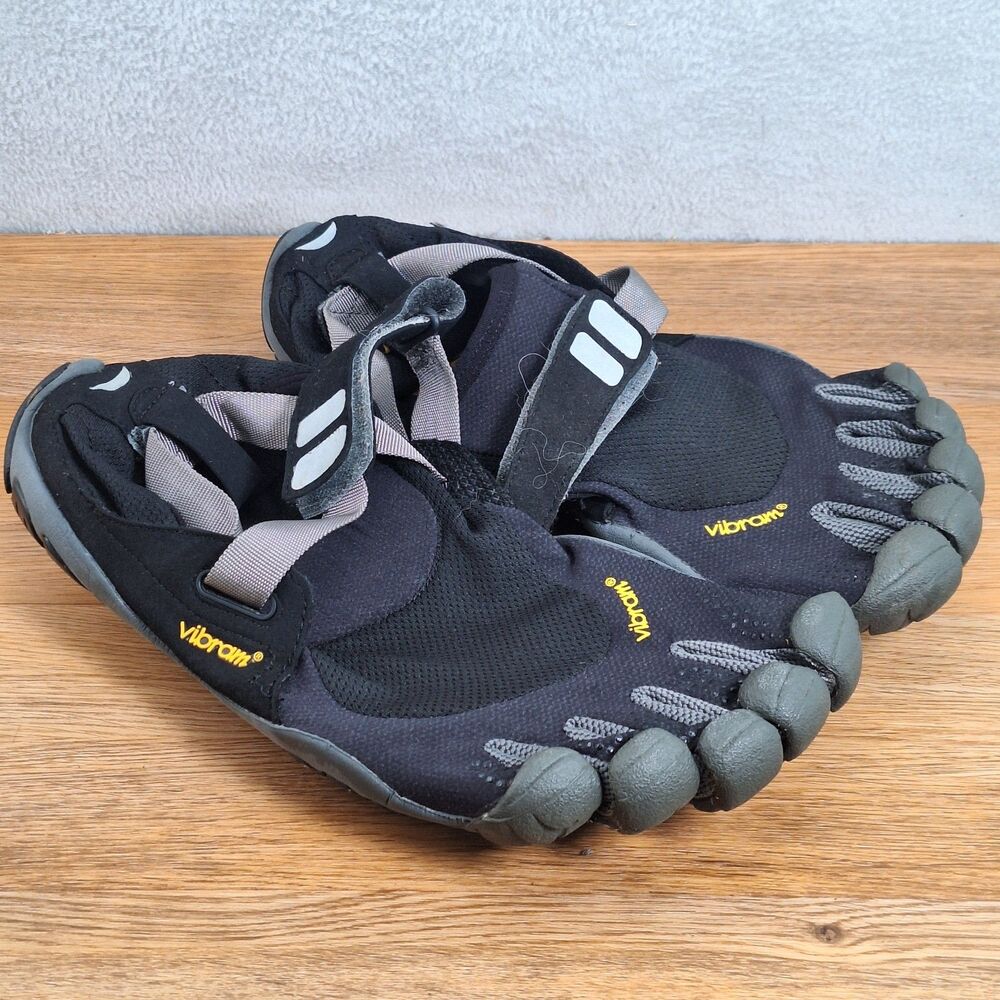 Vibram FiveFingers TrekSport Men's 9.5 EU 43 Barefoot Trail Running Shoes Black